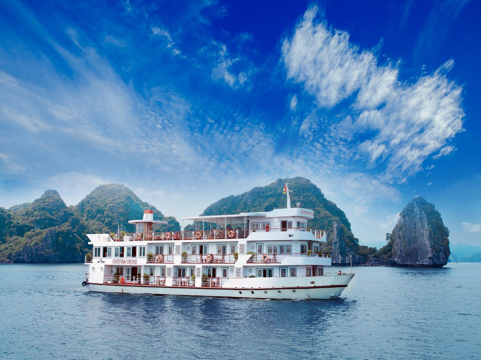 Cristina Diamond Cruise Hotel Hạ Long-öböl Kültér fotó